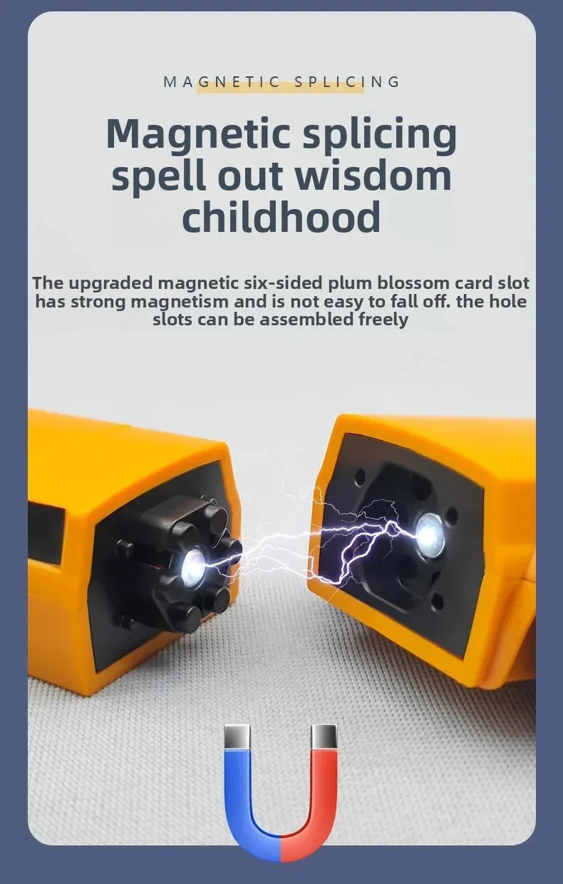 Magnetic Robotic Engineering Vehicle Building Blocks