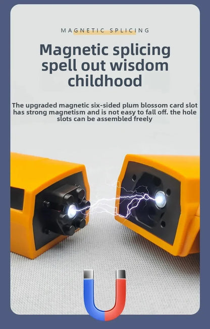 Magnetic Robotic Engineering Vehicle Building Blocks