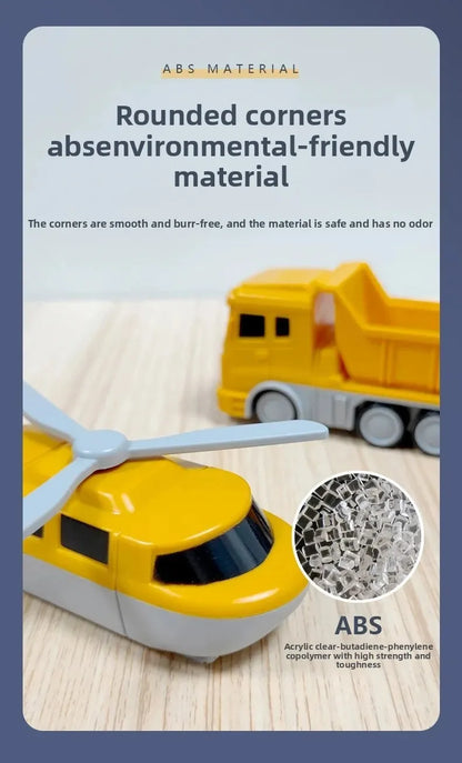 Magnetic Robotic Engineering Vehicle Building Blocks